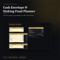 Cash Envelope and Sinking Fund Planner Excel workbook showing a monthly budget that balances to zero